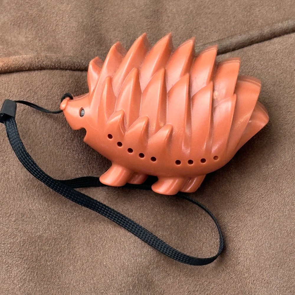 Hedgehog Bluetooth Portable Speaker - Small, Kid Friendly, Wrist Strap, Brown